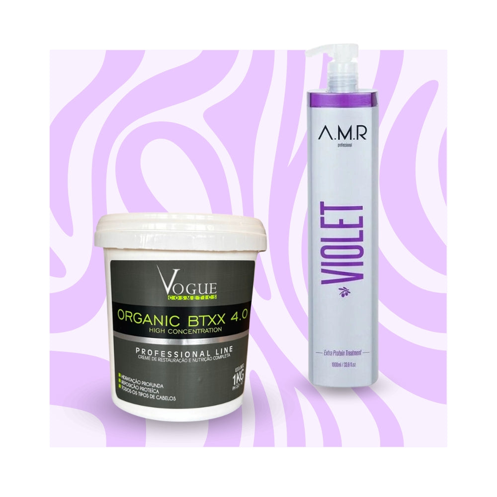 Mix&Liss | A.M.R Violet & Vogue Organic BTXX 4.0 | Lissage protéine + Botox