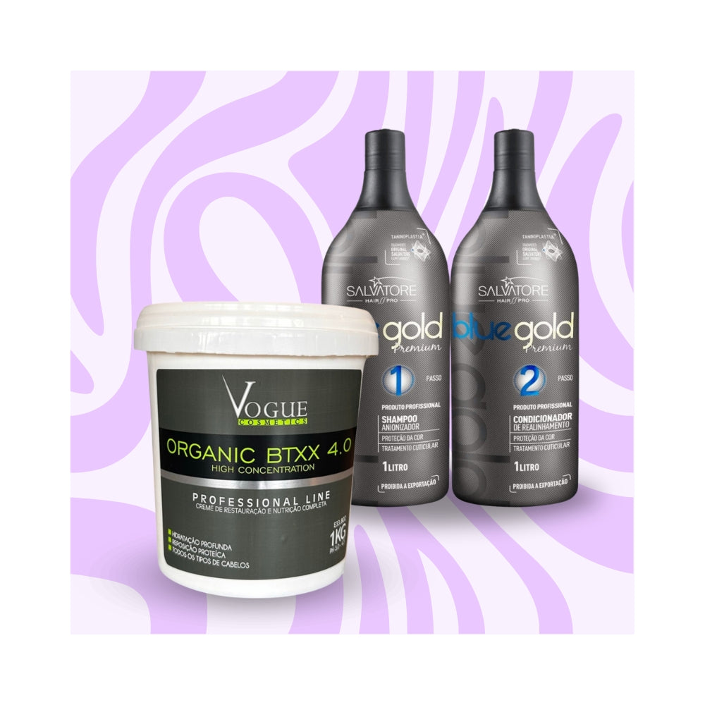 Mix&Liss | Salvatore Blue Gold & Vogue Organic BTXX 4.0 | Lissage au tanin + Botox