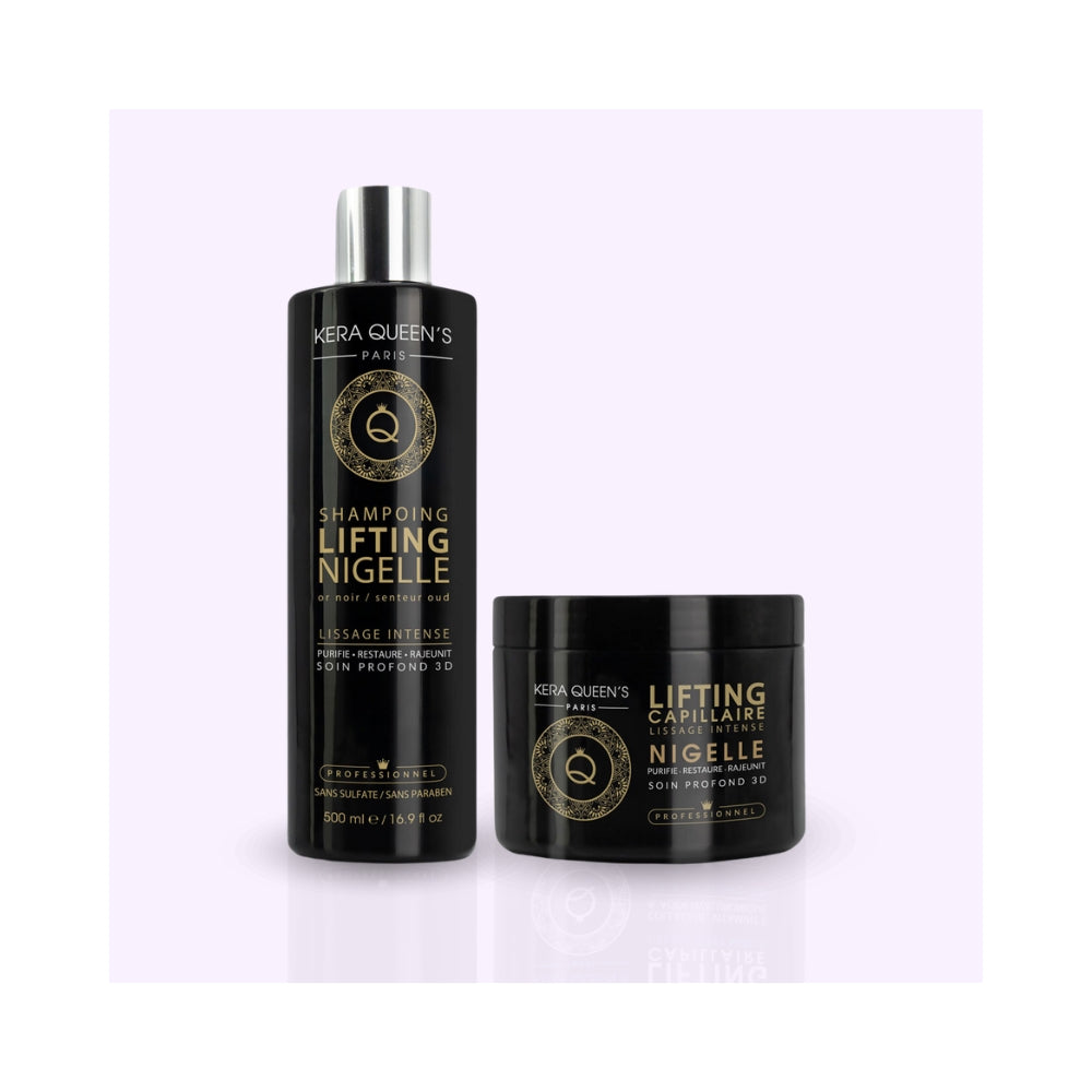 KERA QUEEN'S - Kératine x Ricin - Duo Shampoing & Soin Lifting