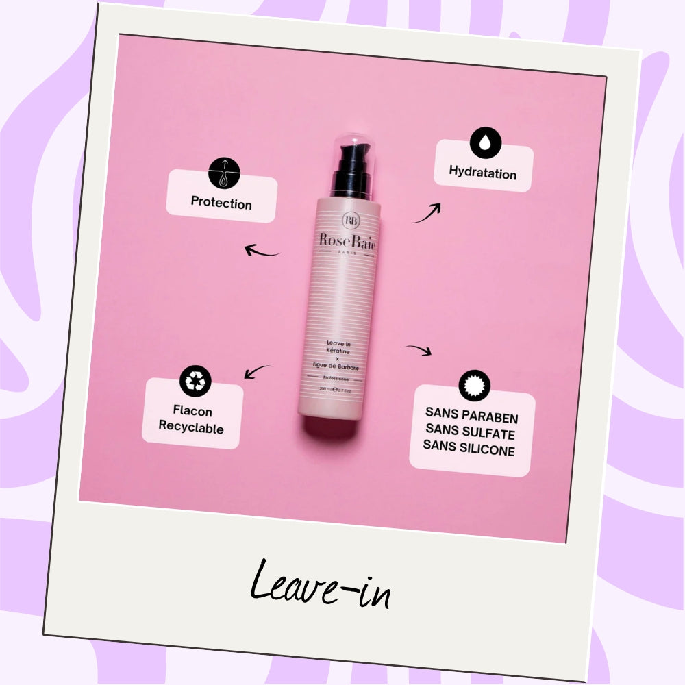 RoseBaie | Kératine x Figue de Barbarie | Trio shampoing, masque & sérum