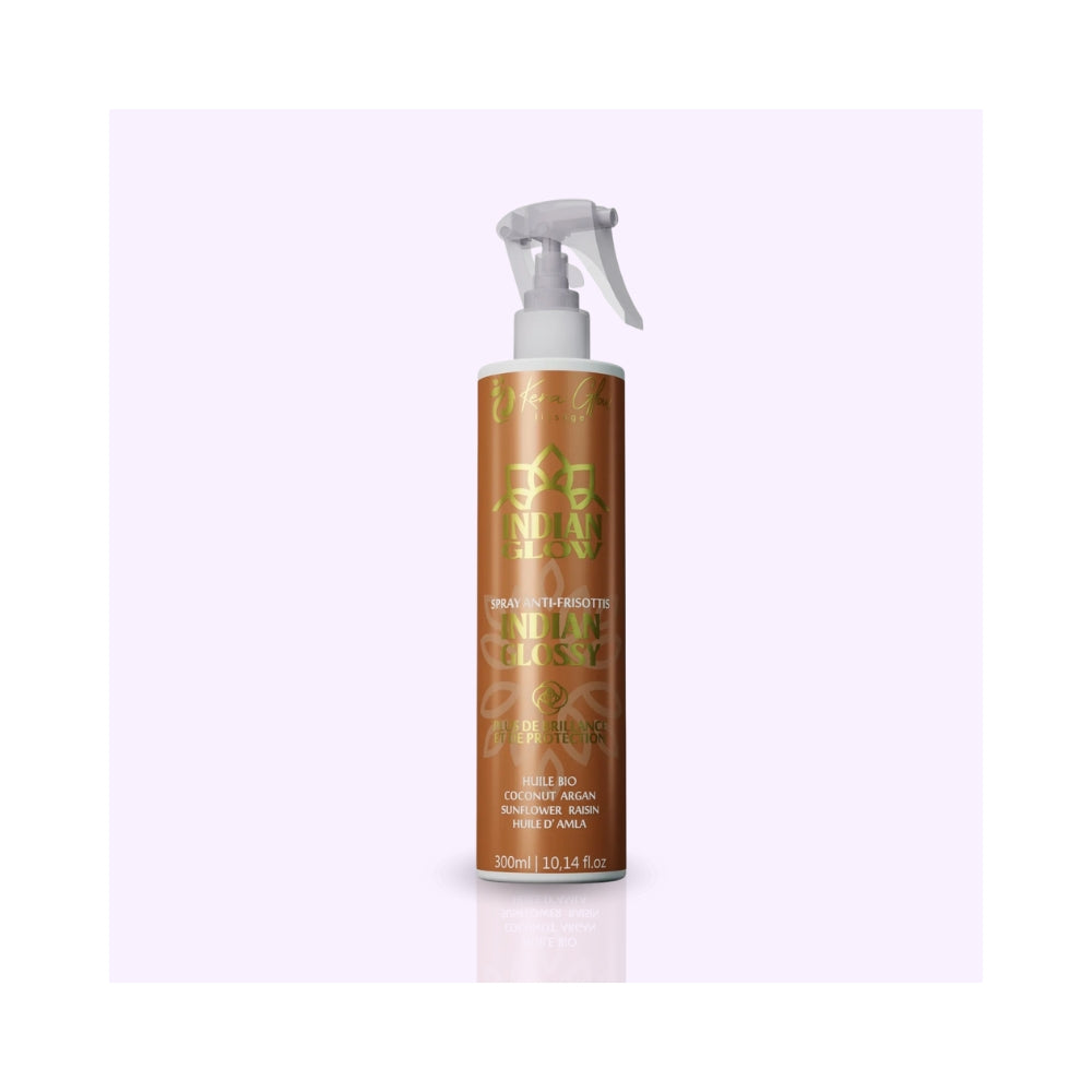 KERAGLOW | Indian Glow | Spray lissant thermoprotecteur - 500ml