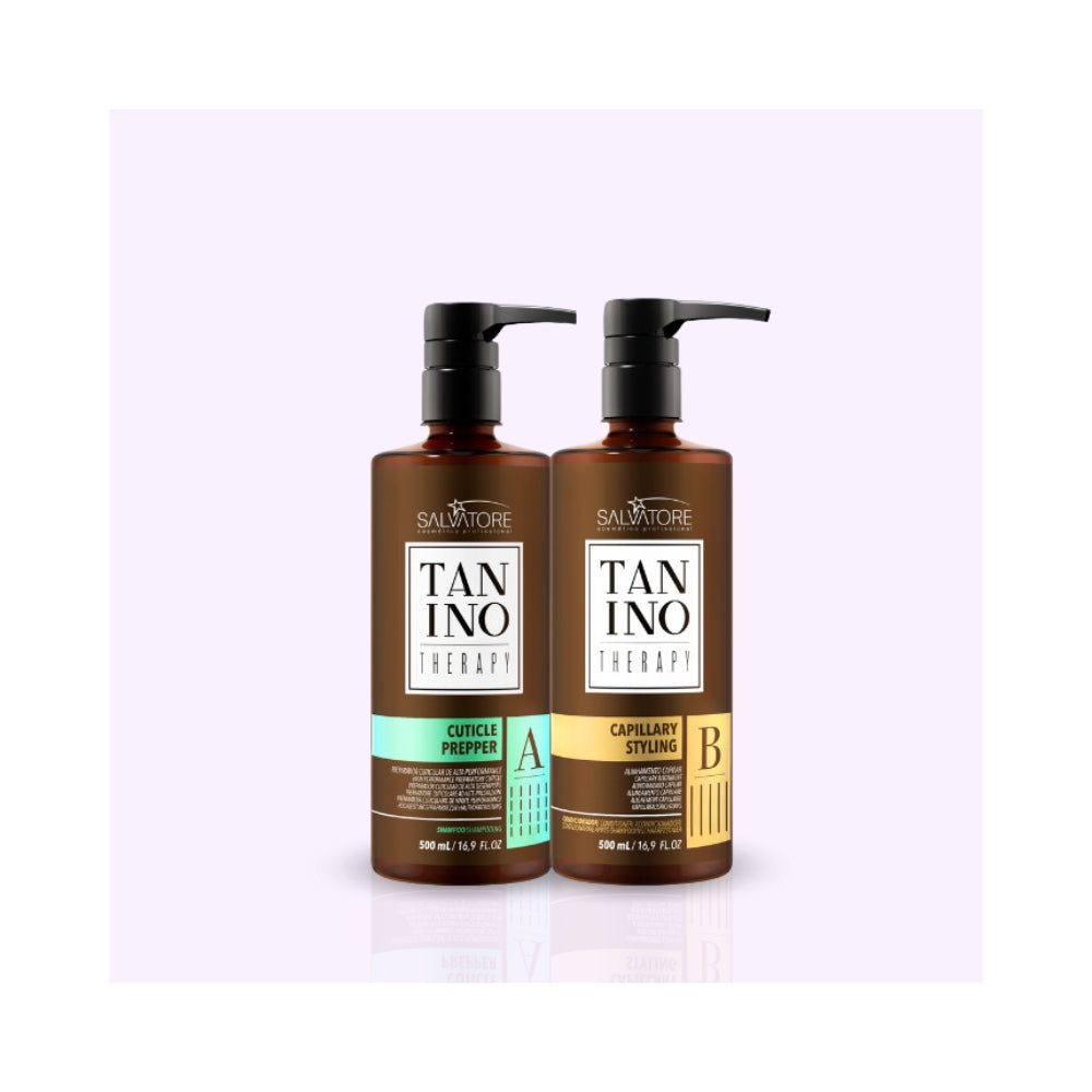 Salvatore | Tanino Therapy | Kit lissage au tanin - 2x500ml