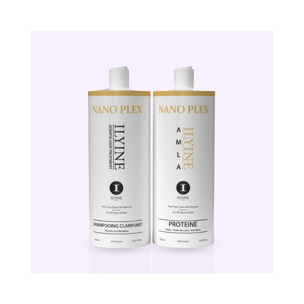 Ilyine Paris | Amla Nano Plex | Kit lissage protéine - 2x1L