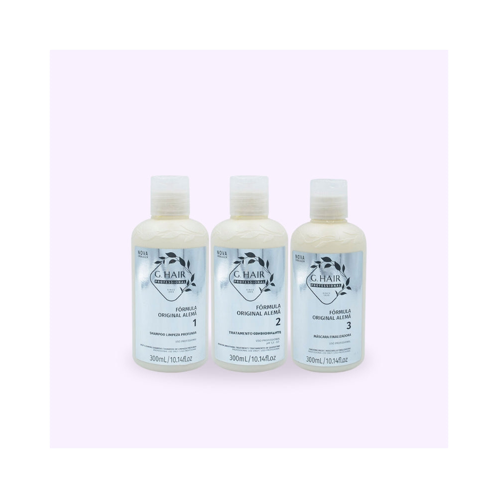 G-Hair | Formula Original Alema | Kit Lissage Brésilien - 3x300ml