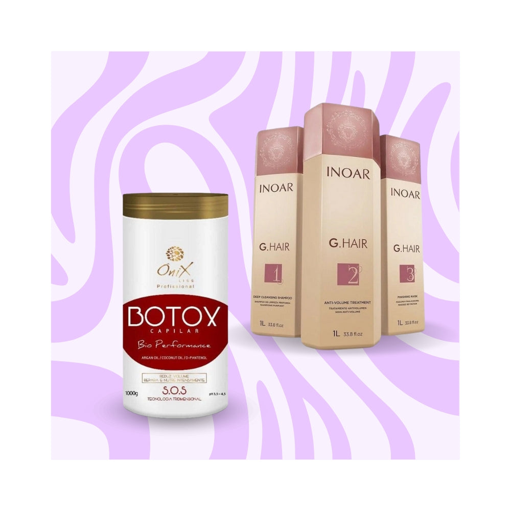 Mix&Liss | Inoar G.Hair & Botox Ônix Liss | Lissage Brésilien + Botox