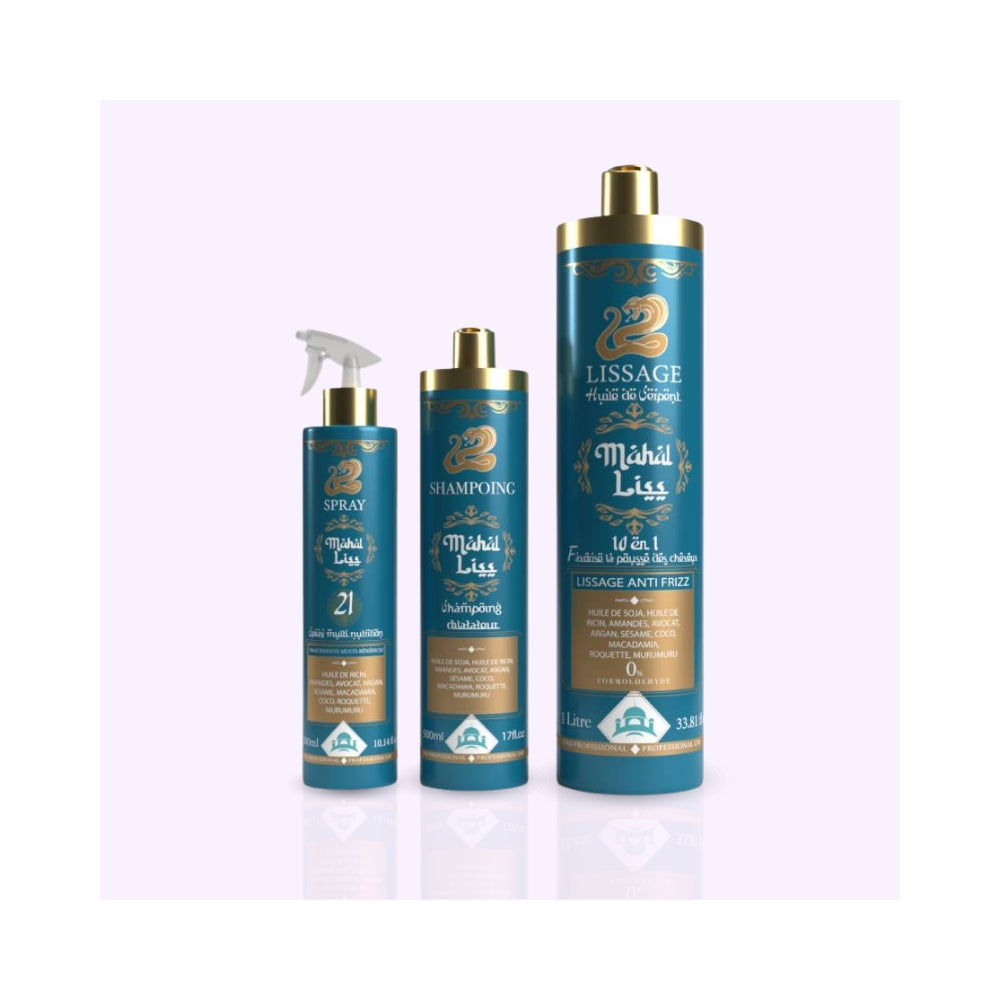 Mahal Liss® | Huile de Serpent | Kit Lissage Indien