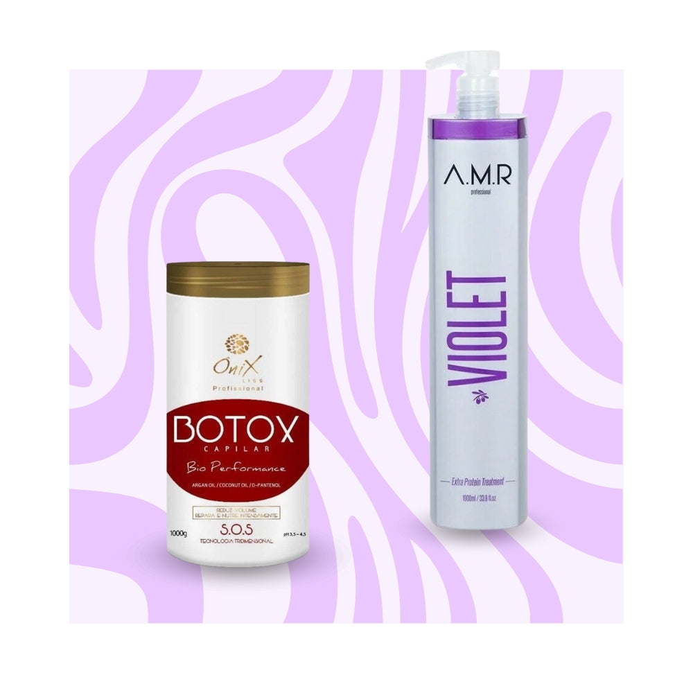 Mix&Liss | A.M.R Violet & ÔniX Liss Bio Performance | Lissage protéine + B.tox