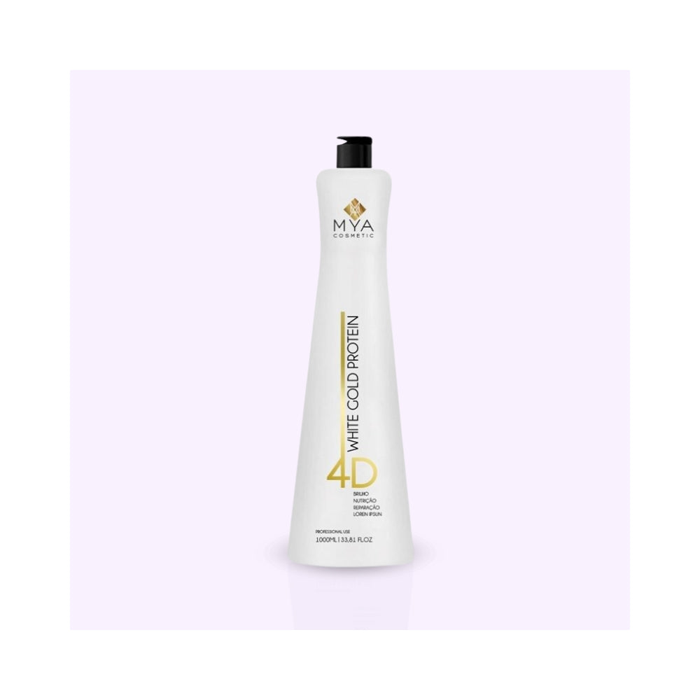 Mya Cosmetic | White Gold Protein 4D | Lissage brésilien - 1L