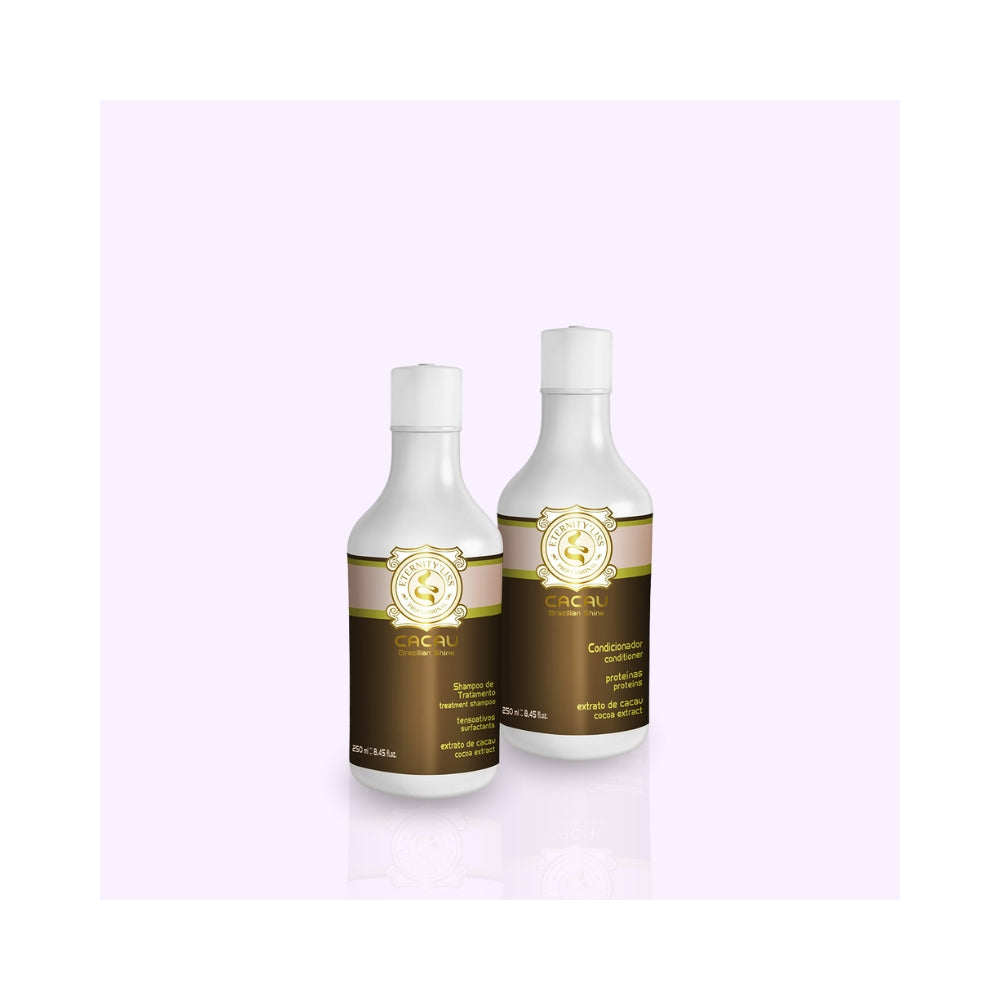MINI KIT : ETERNITY' LISS | Brazilian Shine Cacau | Lissage Brésilien - 2x250ml
