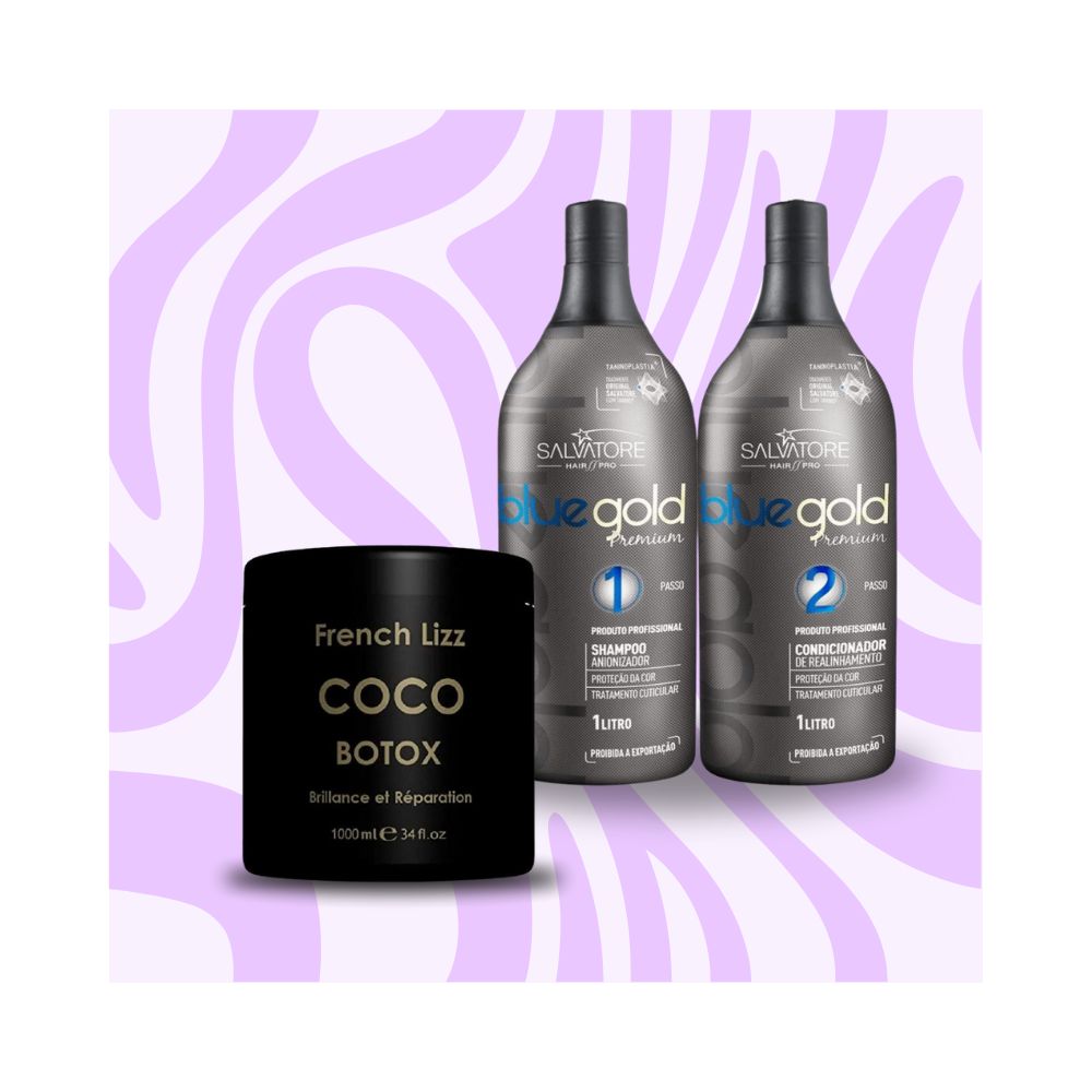 Mix&Liss | Salvatore Blue Gold & French Lizz Coco | Lissage au Tanin + Botox