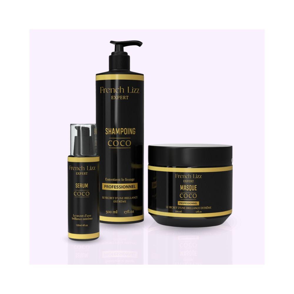 French Lizz | Coco | Trio shampoing masque, sérum - 500ml