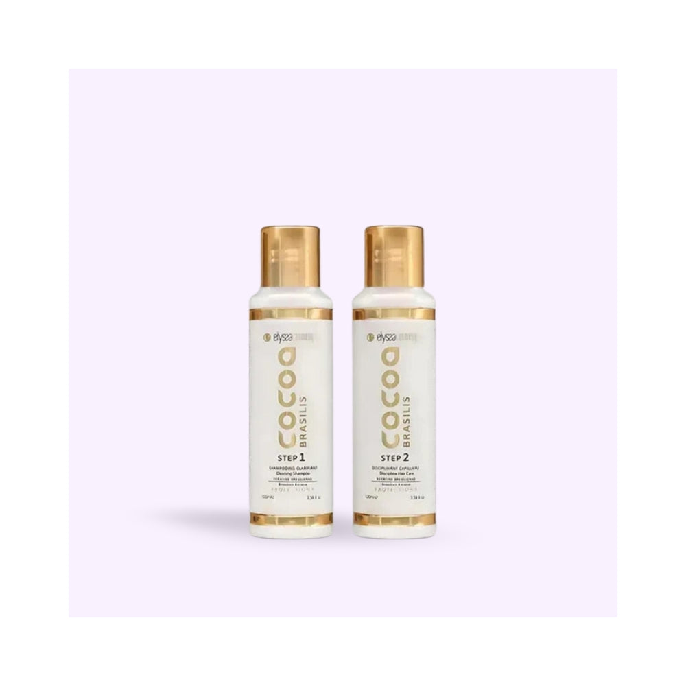 MINI KIT : Elyssa Cosmetiques | Cocoa Brasilis | Lissage brésilien - 2x100ml
