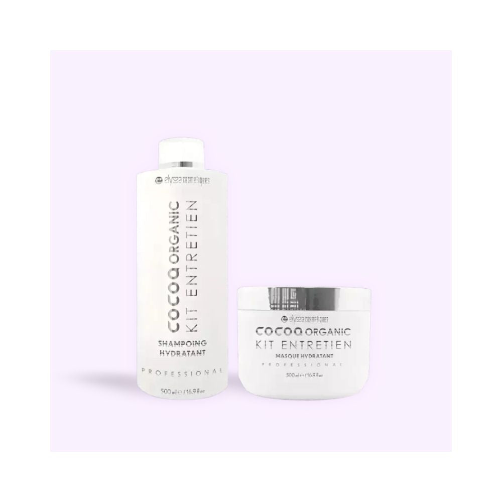 Elyssa Cosmetiques | Cocoa Organic Protein | Duo shampoing & masque - 500ml