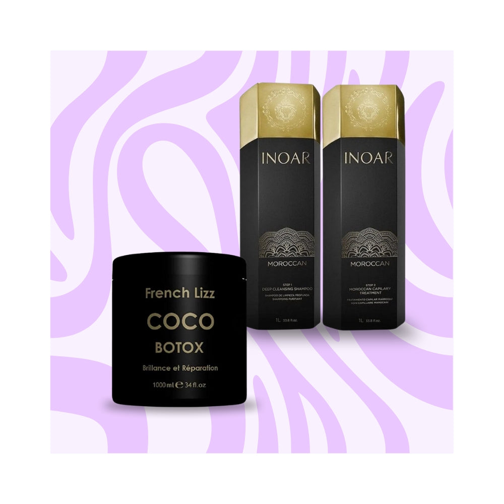 Mix&Liss | Inoar Marroquino & Coco French Lizz | Lissage Brésilien + Botox