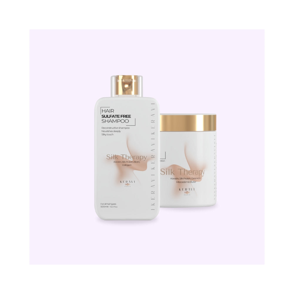 Keravi | Silk Therapy | Duo shampoing & masque