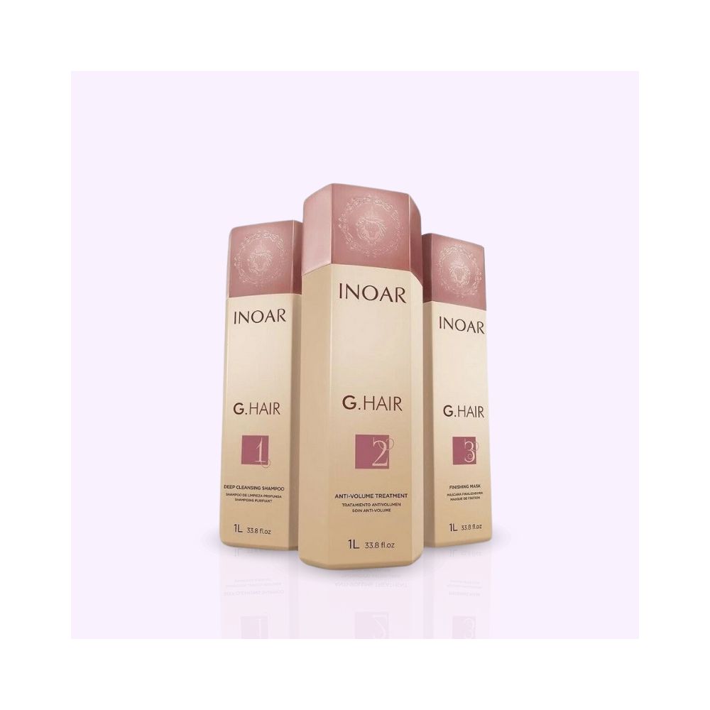 Inoar | G-HAIR | Kit lissage Brésilien - 3x1L