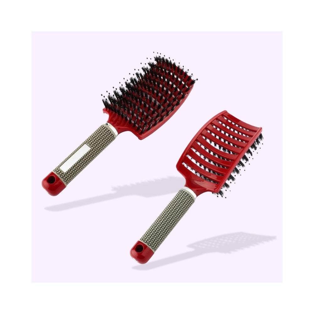 Accessoire | Brosse à cheveux rectangle en poils & nylon