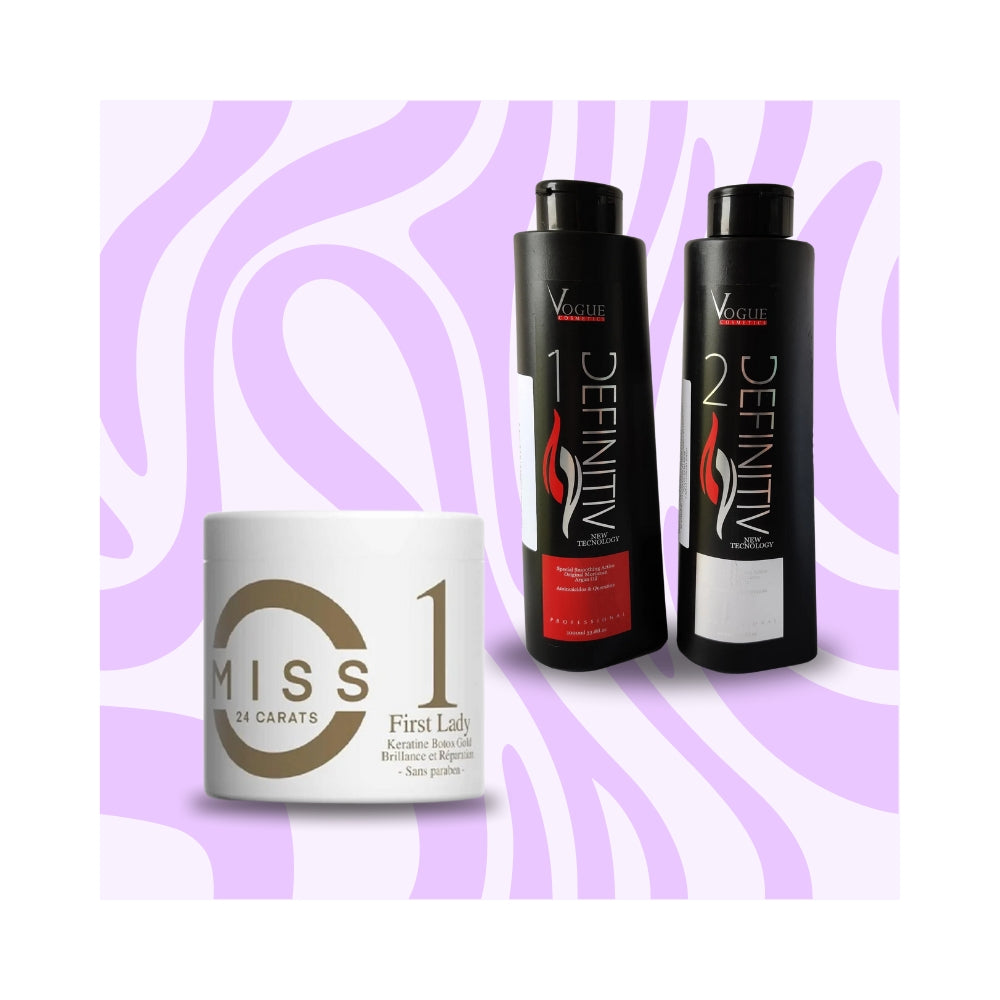 Mix&Liss | Vogue Definitiv & Miss 24 Carats First Lady | Lissage brésilien + Botox