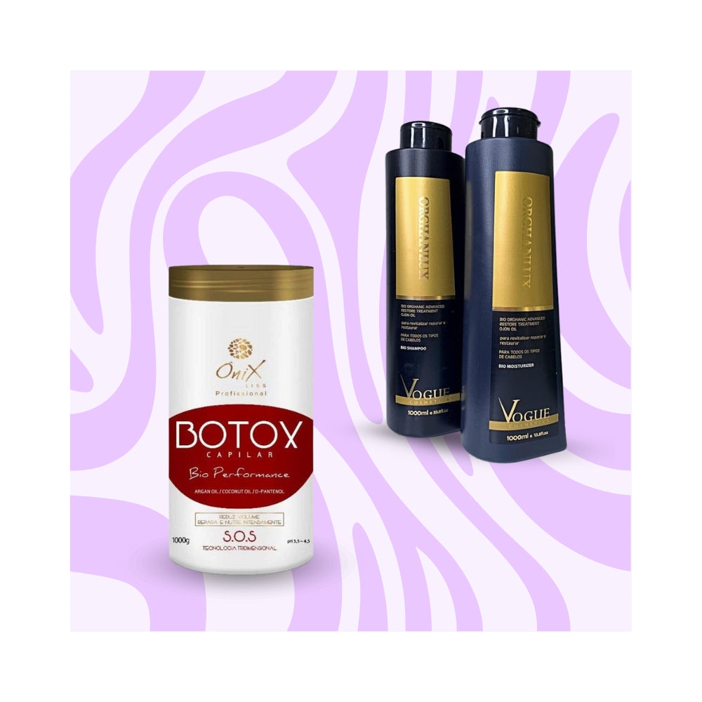 Mix&Liss | Vogue Orghanlux & Botox Ônix Liss | Lissage Brésilien + Botox