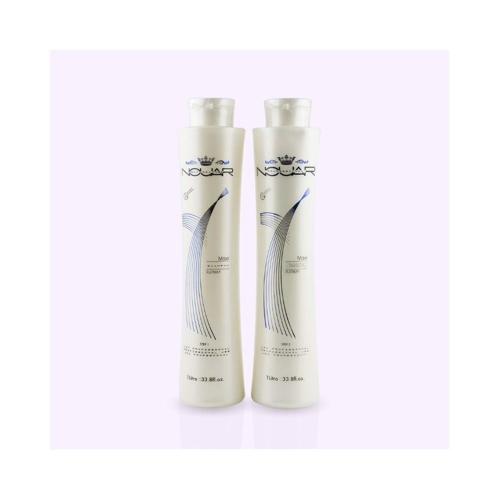 Nouar | Maxx Platinum | Kit lissage brésilien - 2x1L