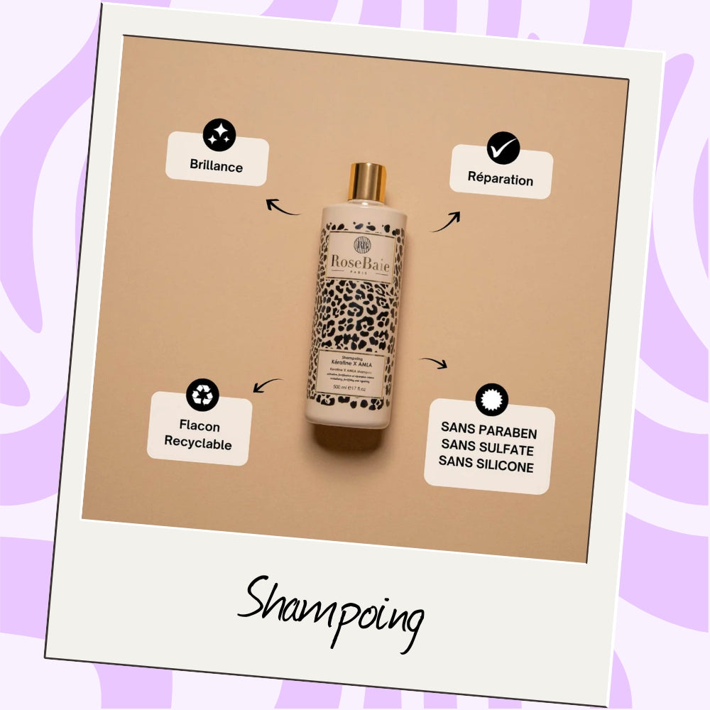 RoseBaie | Kératine x Amla | Duo shampoing & masque