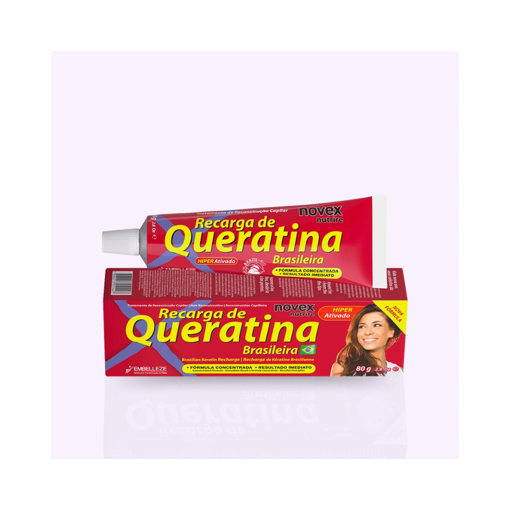 NOVEX | Recarga de Queratina Brasileira | Lissage brésilien - 80g